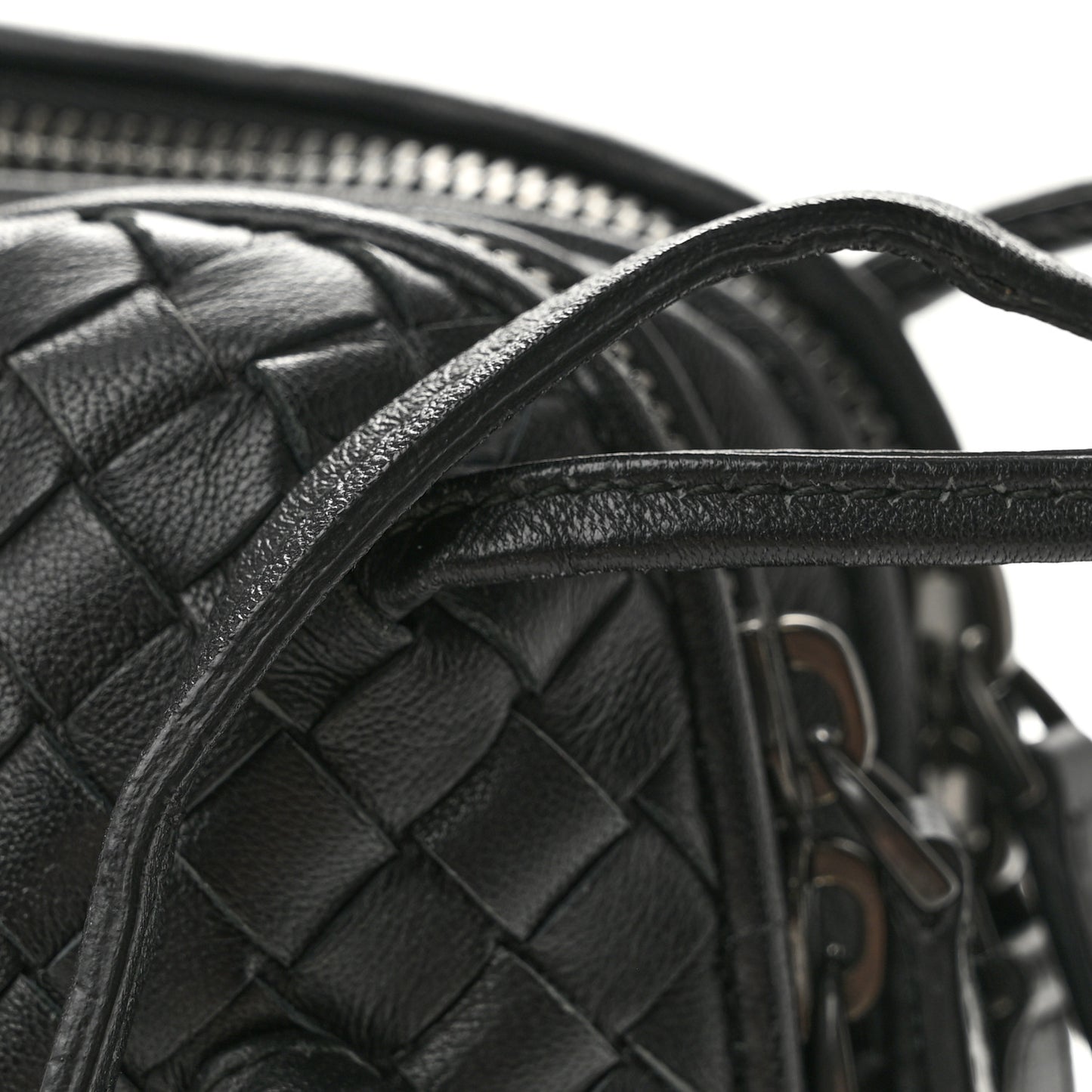 Nappa Intrecciato Nodini Bag Black