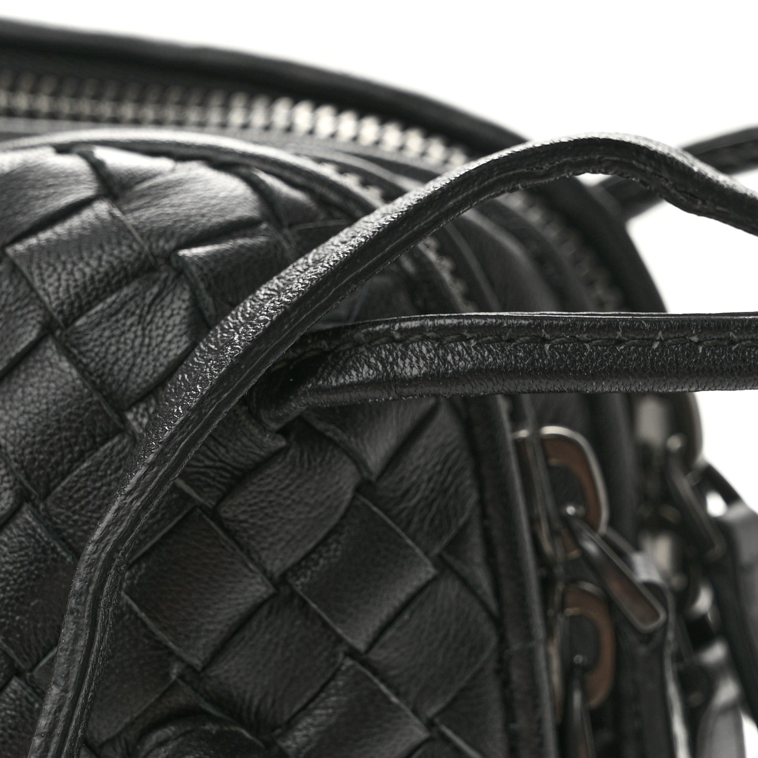 Bottega Veneta Nappa Intrecciato Nodini Bag Black 13 of 14