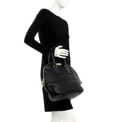 Burberry Heritage Grain Large Orchard Bowling Bag Black 2 of 8