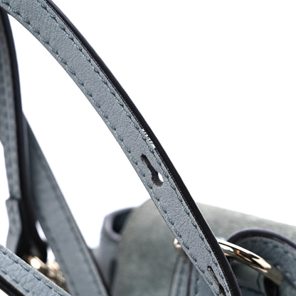 Chloe Suede Calfskin Mini Faye Backpack Washed Blue 17 of 19