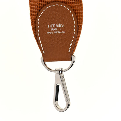 Hermes Taurillon Clemence Evelyne III PM Gold 10 of 12