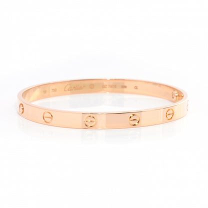 Cartier 18K Pink Gold LOVE Bracelet 19 1 of 4