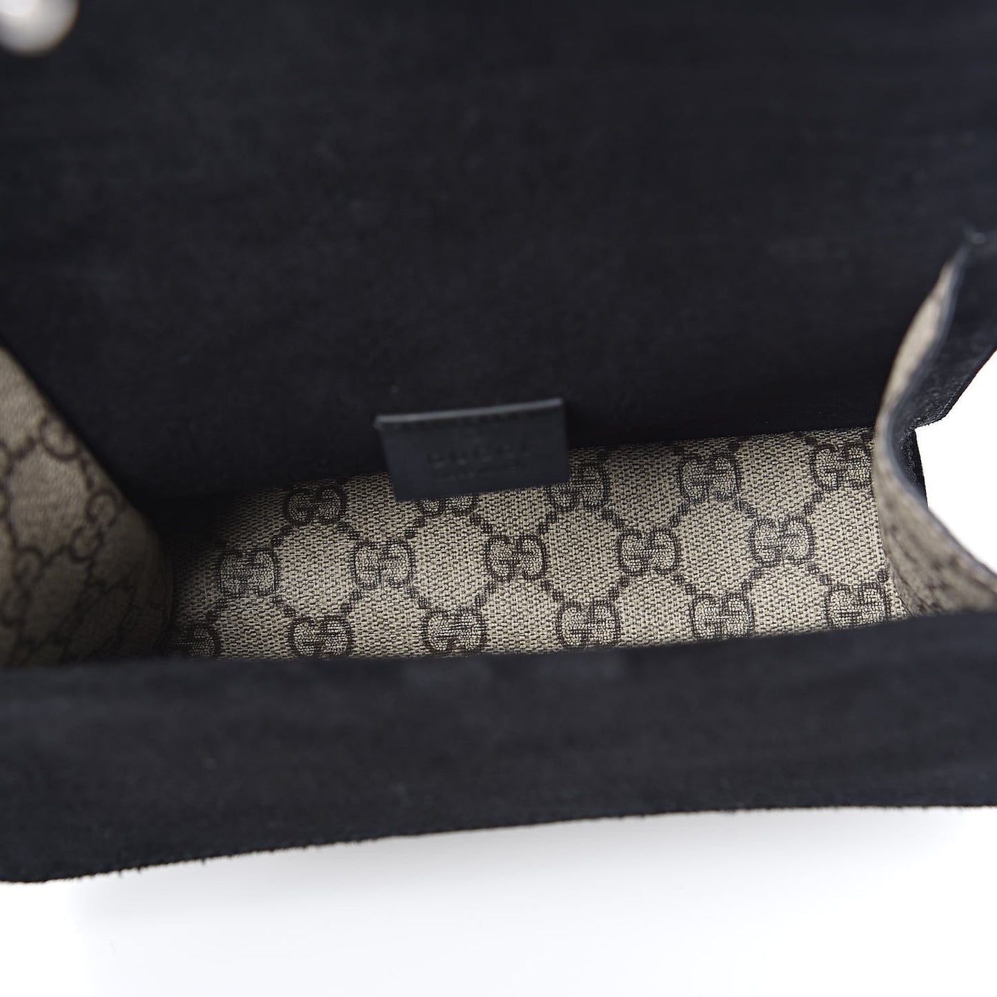 GG Supreme Monogram Mini Dionysus Shoulder Bag Black