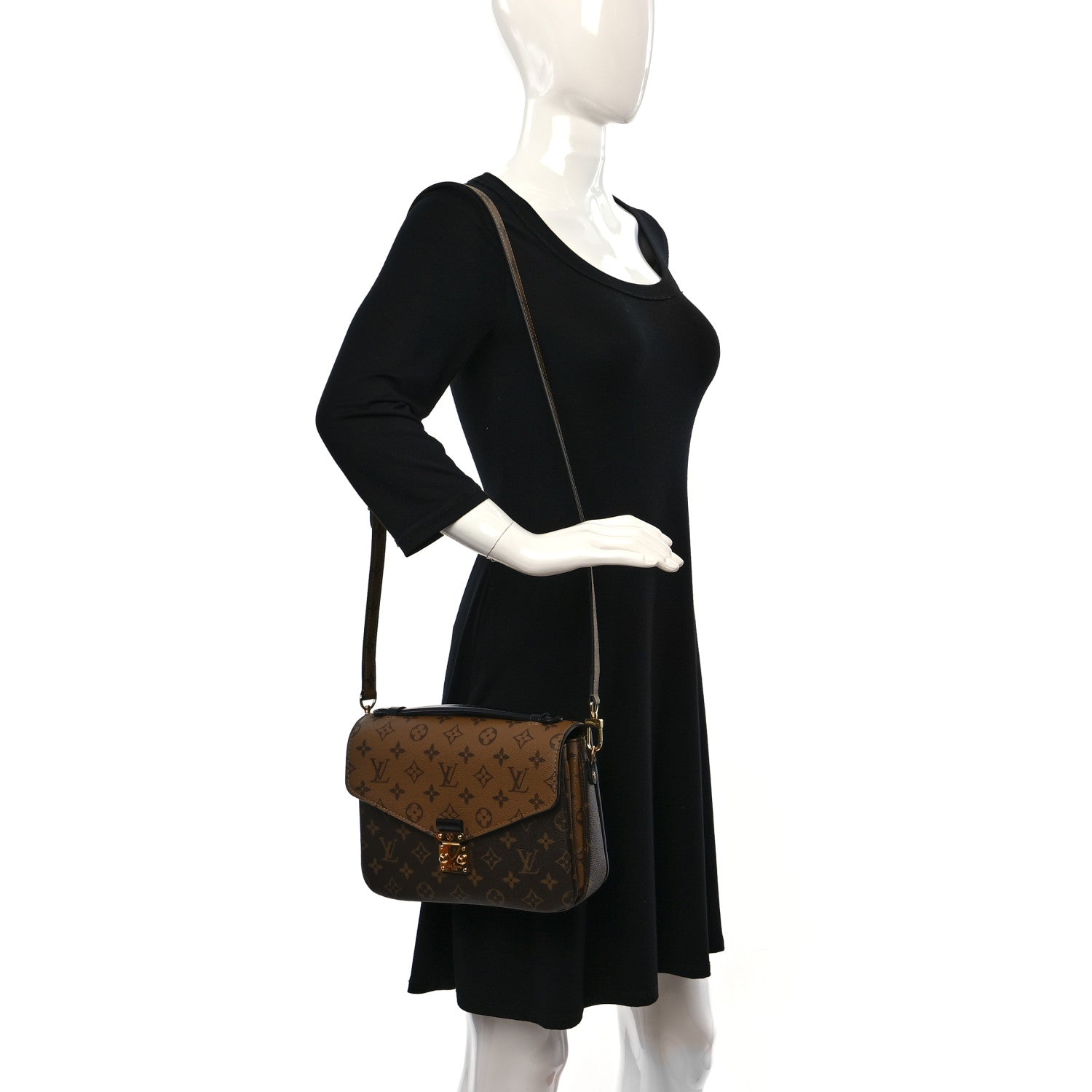 Louis Vuitton Reverse Monogram Pochette Metis 2 of 14