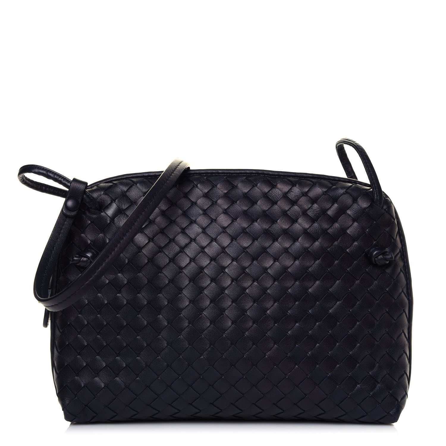 Bottega Veneta Nappa Intrecciato Nodini Crossbody Messenger Tourmaline 1 of 4