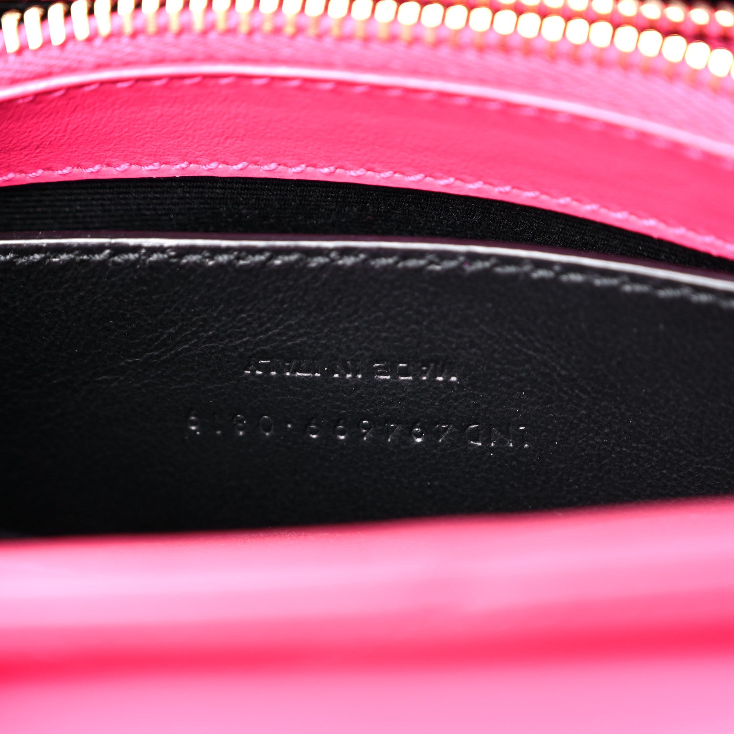 Saint Laurent Calfskin Y Quilted Monogram Small Loulou Chain Satchel Fresh Fuchsia 8 of 10