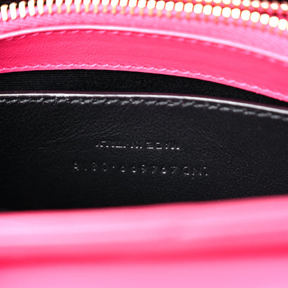 Saint Laurent Calfskin Y Quilted Monogram Small Loulou Chain Satchel Fresh Fuchsia 8 of 10