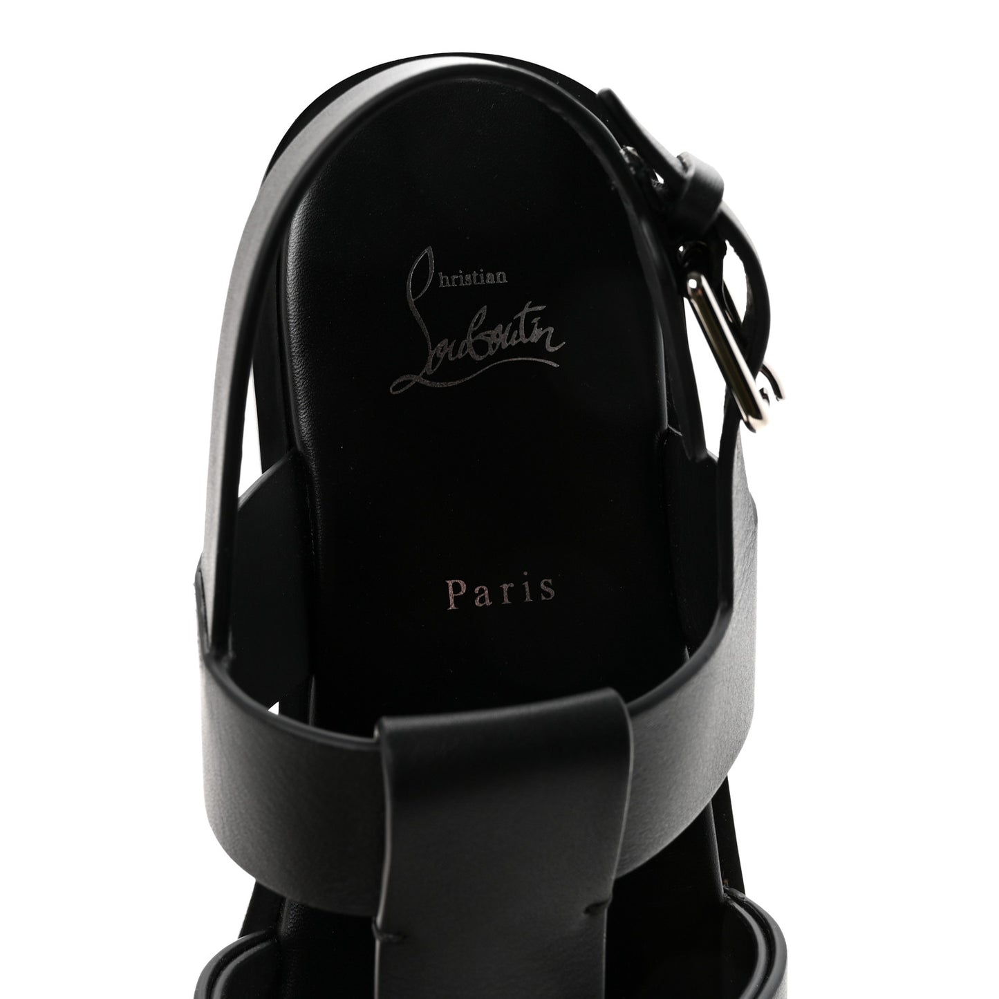Calfskin Mens Chambeliss Sandals 41 Black