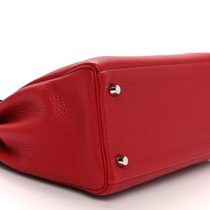 Hermes Togo Kelly Retourne 28 Rouge Casaque 9 of 10