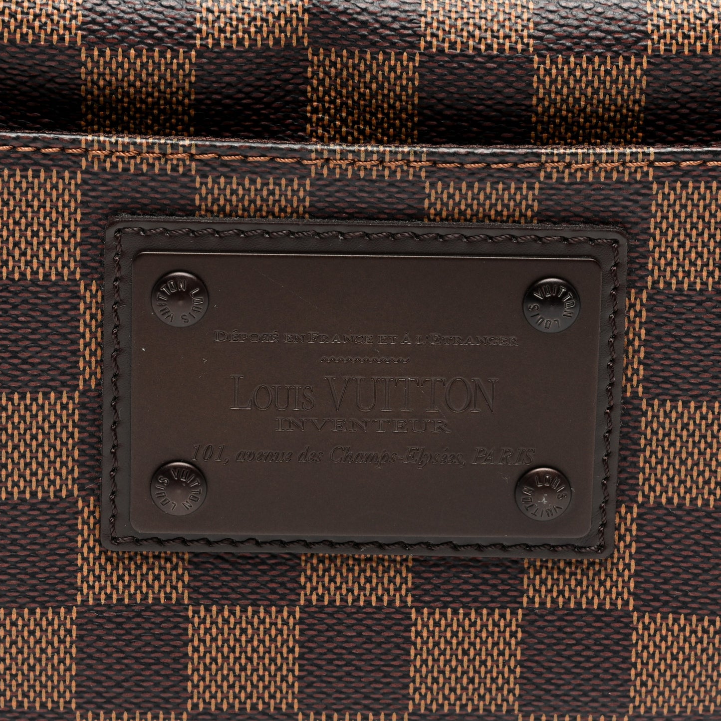 Damier Ebene Brooklyn Bum Bag