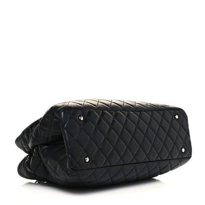 Chanel Lambskin Quilted Daily Shopping Tote Black 3 of 15