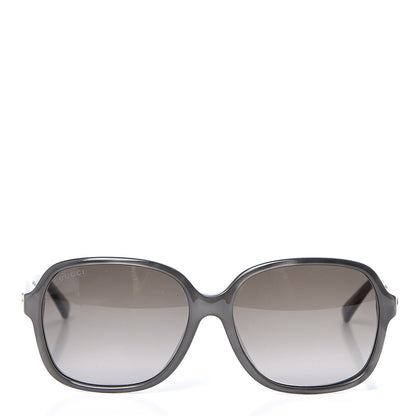 Gucci Acetate Square Frame Sunglasses GG 3834/F/S Grey Pearl 2 of 8