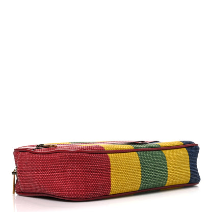 Gucci Canvas Marley Stripe Script Logo Gucci 100 Belt Bag 80 32 Multicolor 3 of 9