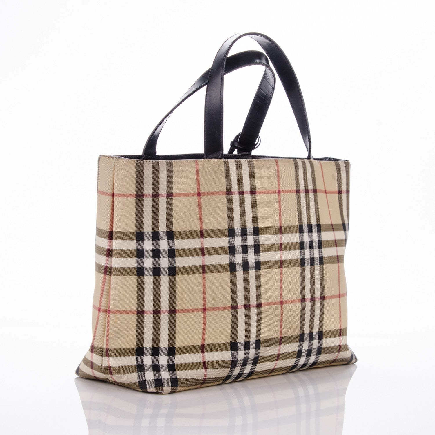 Burberry House Check Medium Tote Black 3 of 7