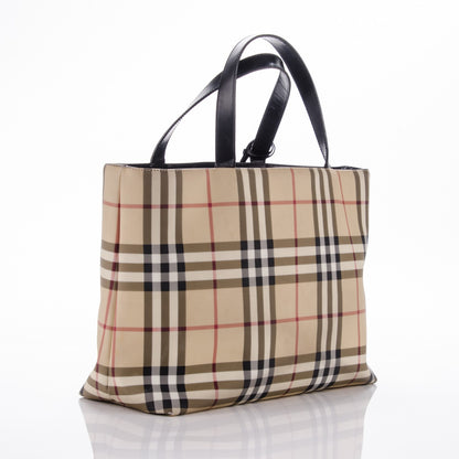 Burberry House Check Medium Tote Black 3 of 7