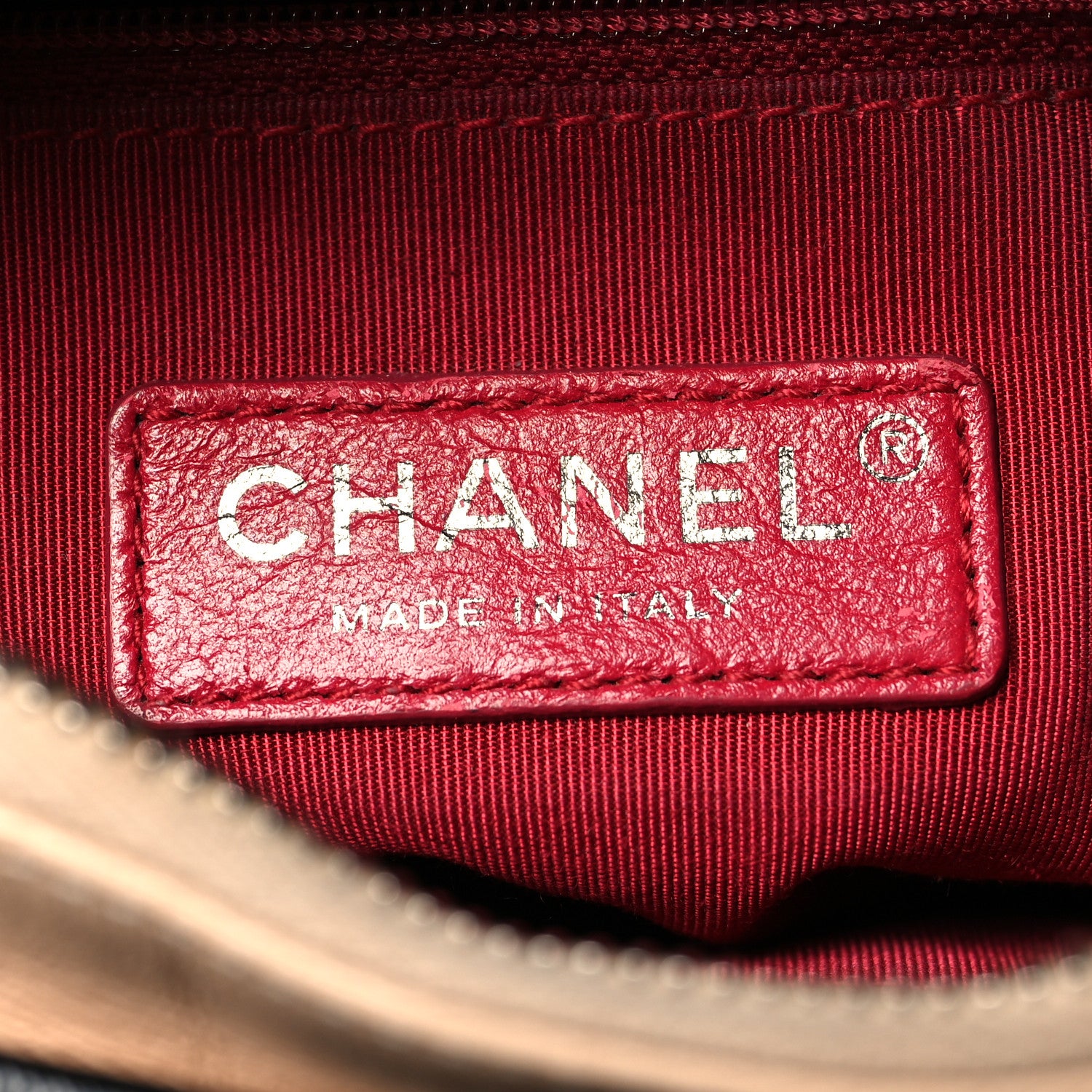 Chanel Aged Calfskin Quilted Small Gabrielle Hobo Beige Black 6 of 11