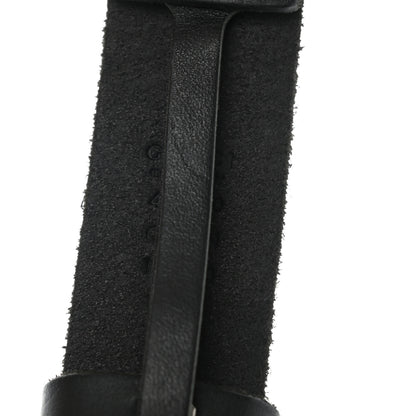 Gucci Calfskin Brass Feline Buckle Belt 100 40 Black 8 of 8