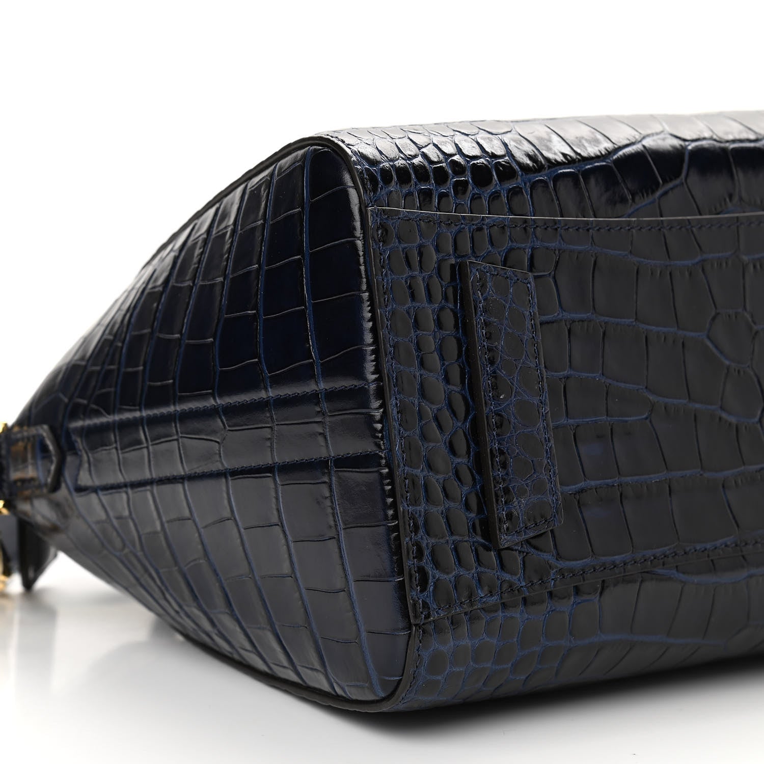 Givenchy Calfskin Crocodile Embossed Small Antigona Navy 9 of 10