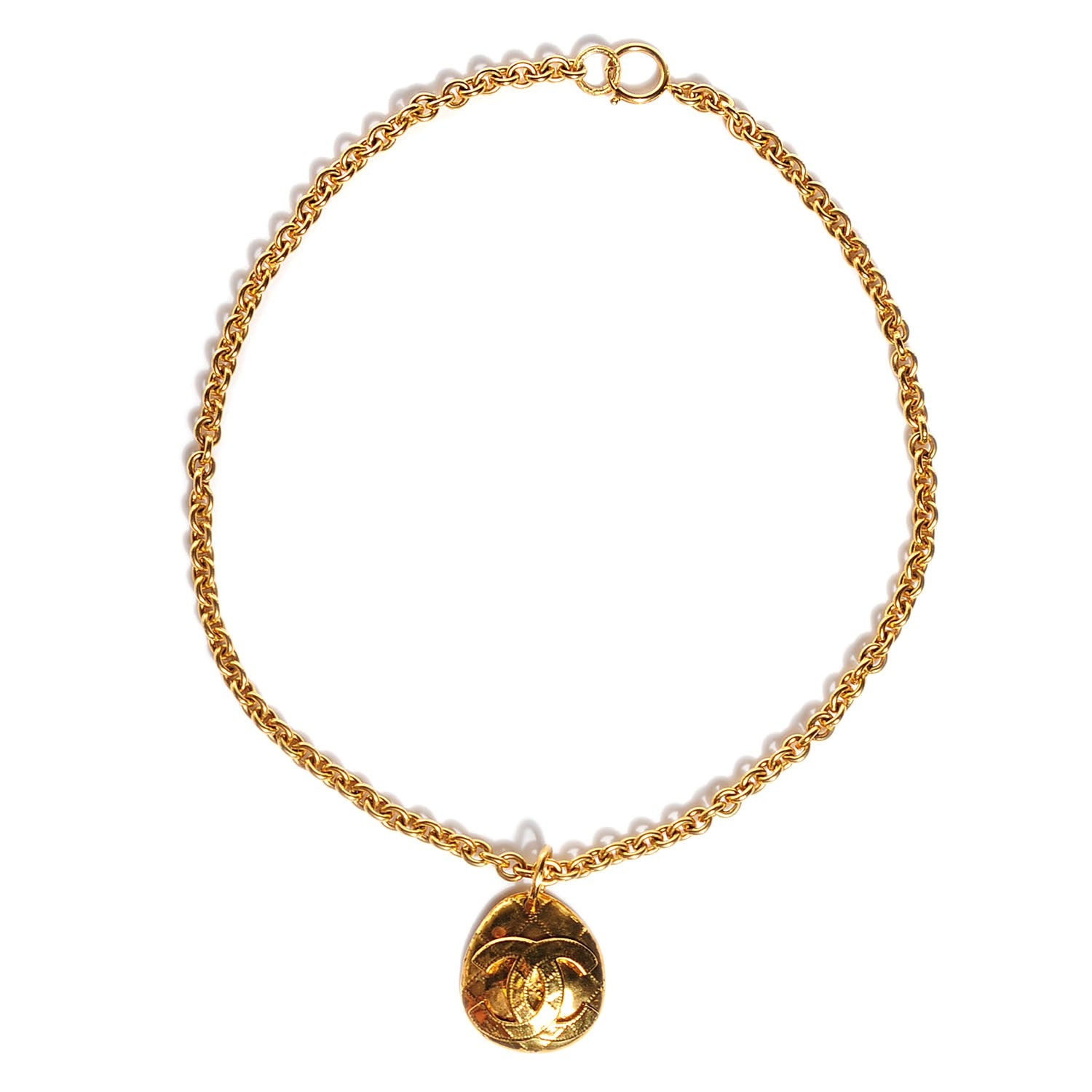Chanel CC Necklace Gold 3 of 4