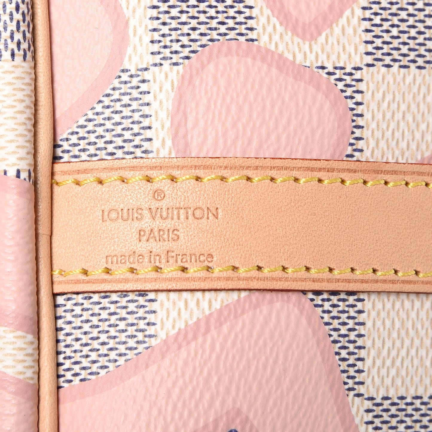 Damier Azur Tahitienne Speedy Bandouliere 30 Rose Ballerine