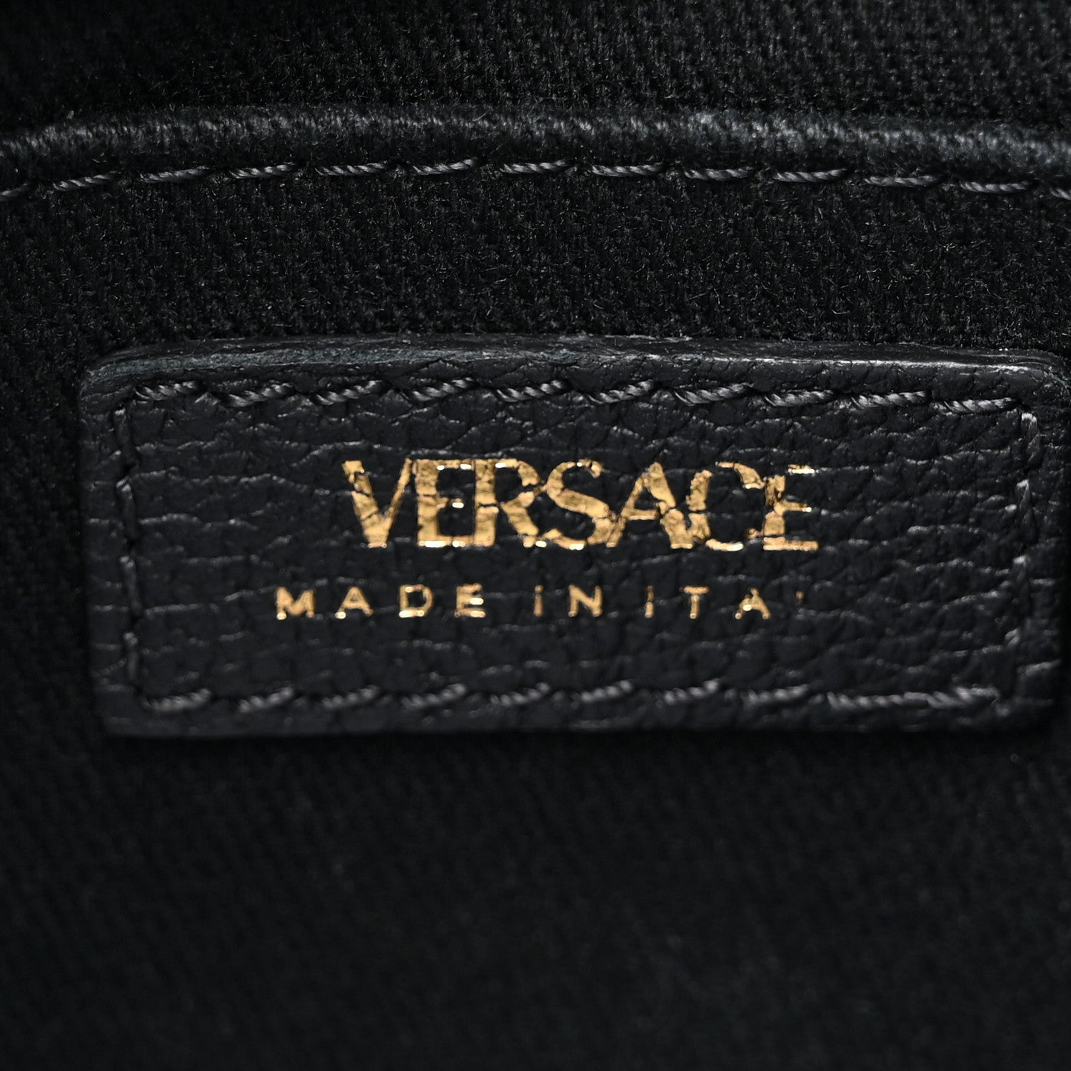 Versace Calfskin La Medusa Small Hobo Crossbody Black 6 of 9