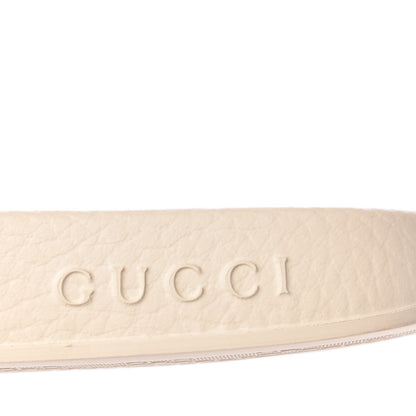 Gucci X DISNEY Mini Vintage GG Supreme Monogram Mickey Mouse Womens Slide Sandals 37 Beige Vintage Sun Oil 8 of 11