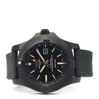 Breitling Black Titanium 48mm Avenger Blackbird 44 Automatic Watch Volcano Black V17310 2 of 4