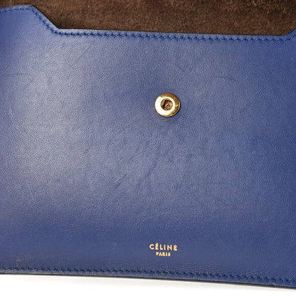 Celine Smooth Calfskin Tie Knot Companion Pouch Dark Indigo 11 of 14