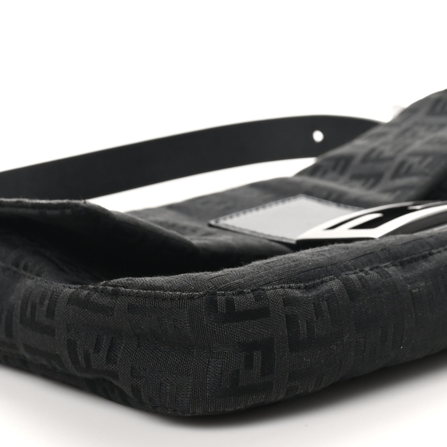 Fendi Zucchino Baguette Black 8 of 9