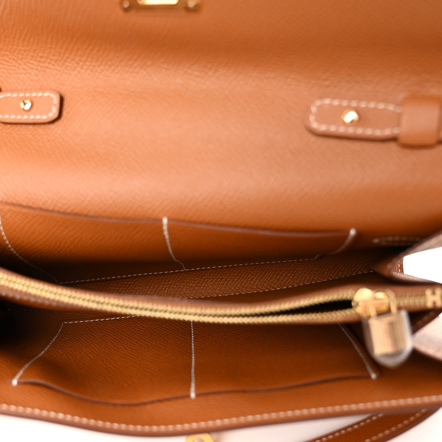 Hermes Epsom Kelly Wallet To Go Gold 5 of 10