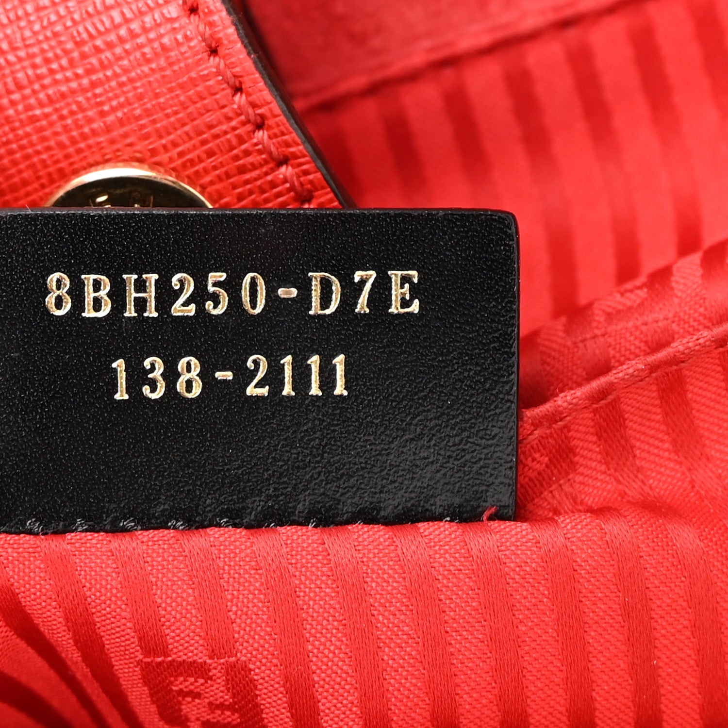 Fendi Vitello Elite Flamingo Regular 2Jours Tote Rosso Fiamma 7 of 14