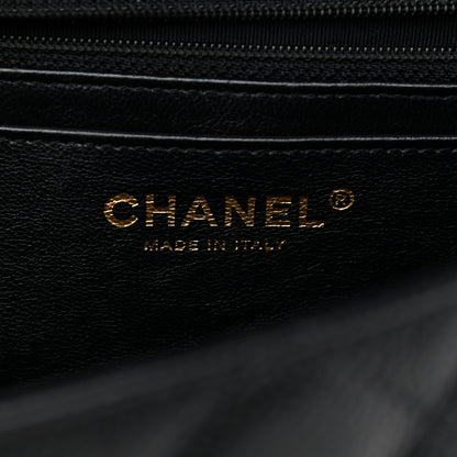 Chanel Caviar Quilted Jumbo Single Flap Black 6 of 11