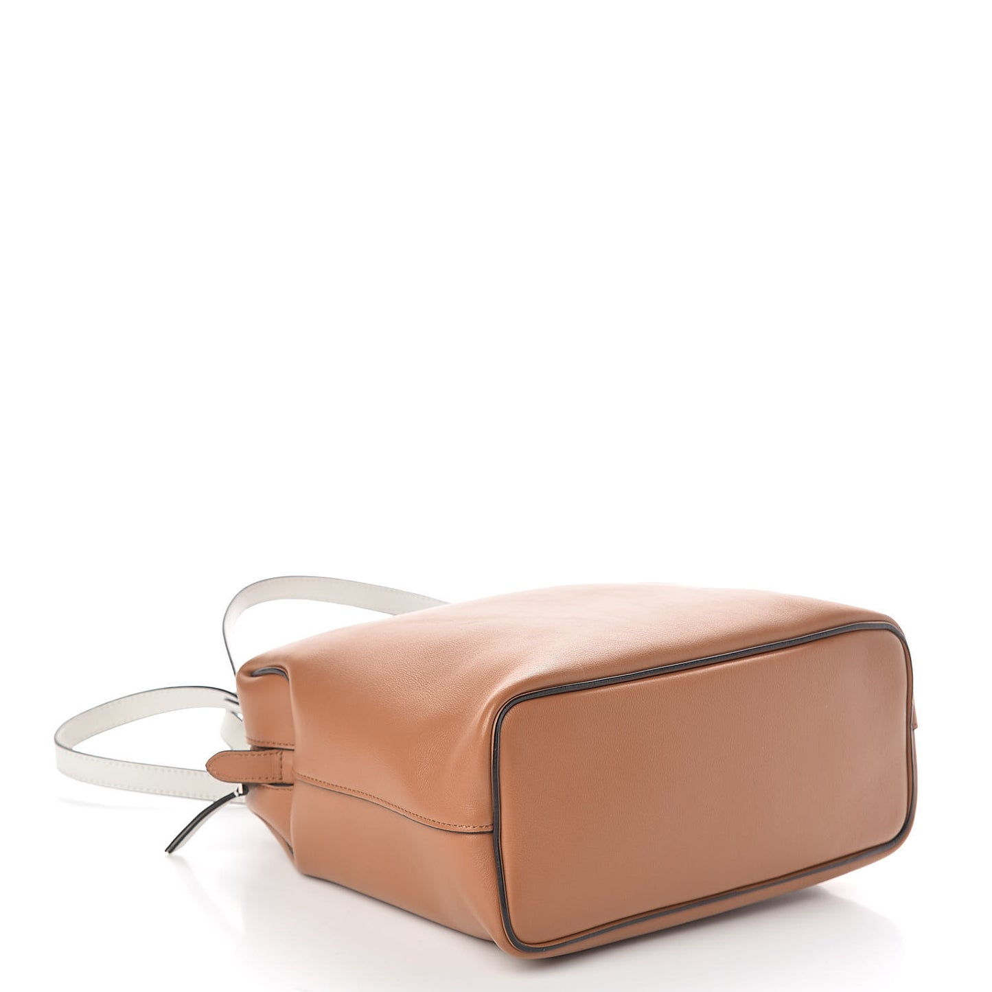 Lambskin Small Soft Cube Satchel Light Tan