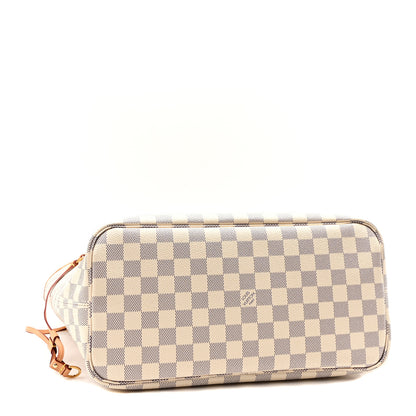 Louis Vuitton Damier Azur Neo Neverfull MM Rose Ballerine 5 of 9