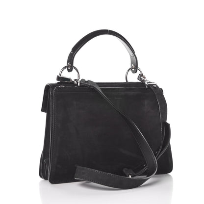 Proenza Schouler Calfskin Nubuck Medium Hava Top Handle Bag Black 2 of 9
