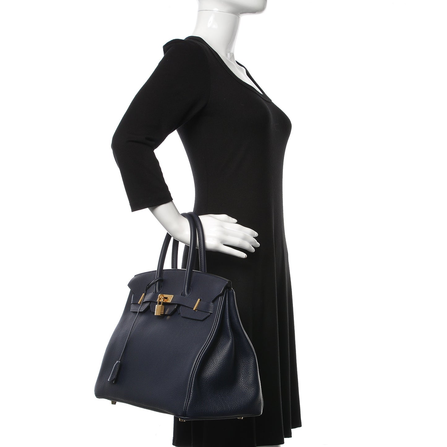 Togo Birkin 35 Bleu Nuit