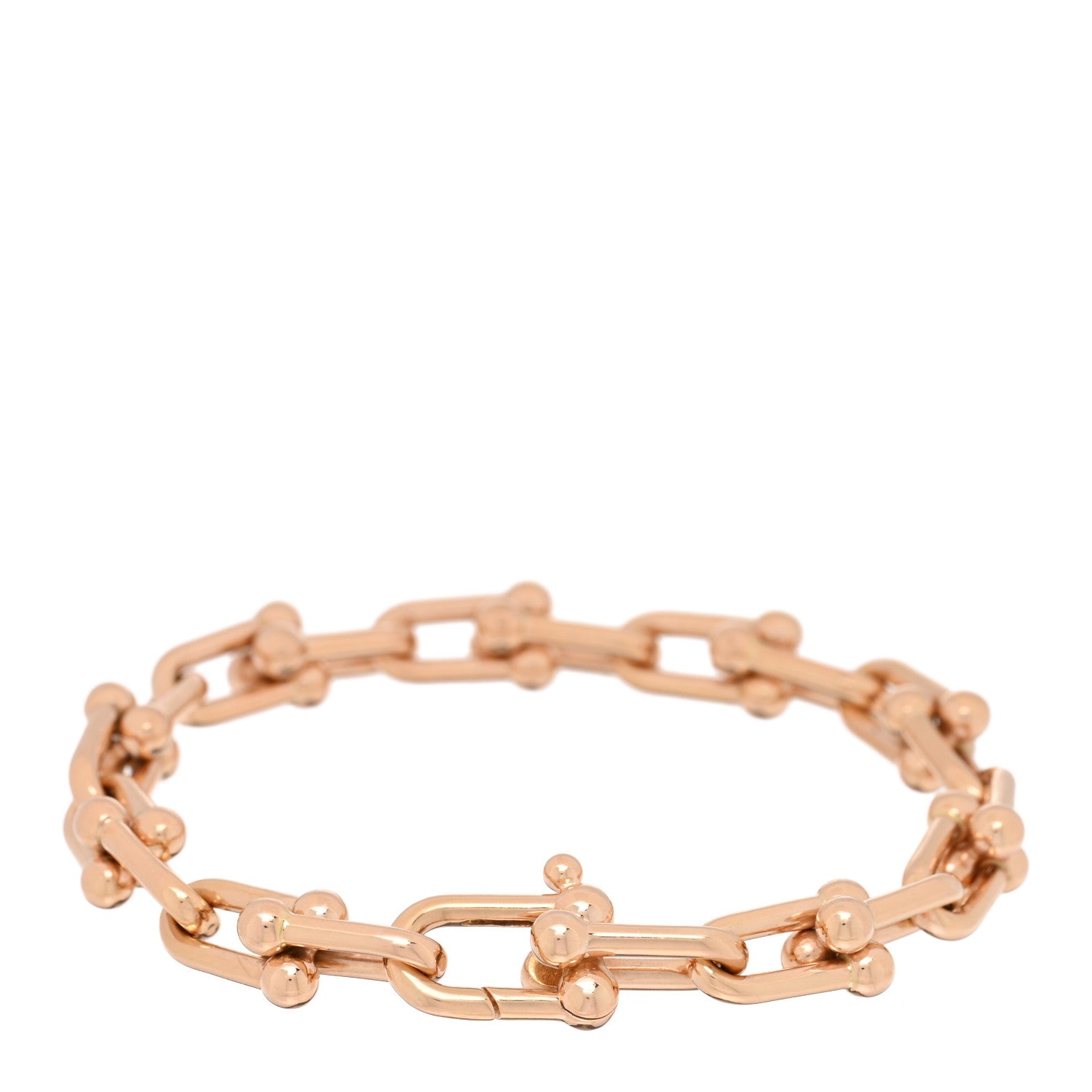 Tiffany 18K Rose Gold Medium HardWear Link Bracelet 2 of 3