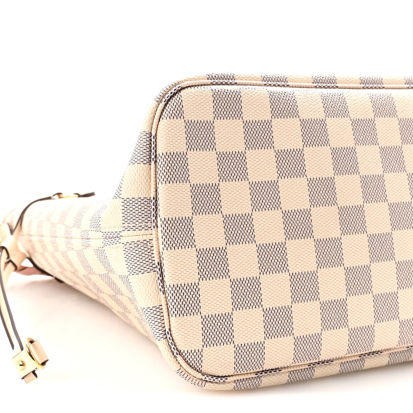 Damier Azur Braided Neverfull MM Pink