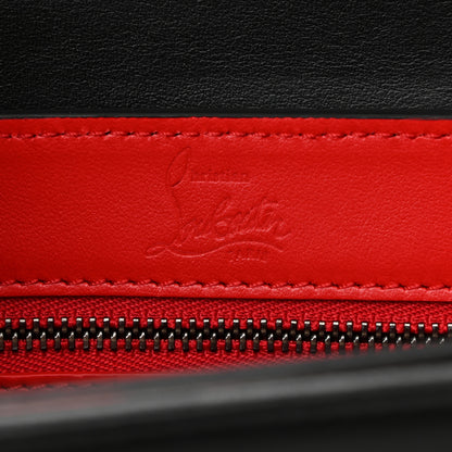 Christian Louboutin Calfskin Studded Carasky Crossbody Bag Black 5 of 7