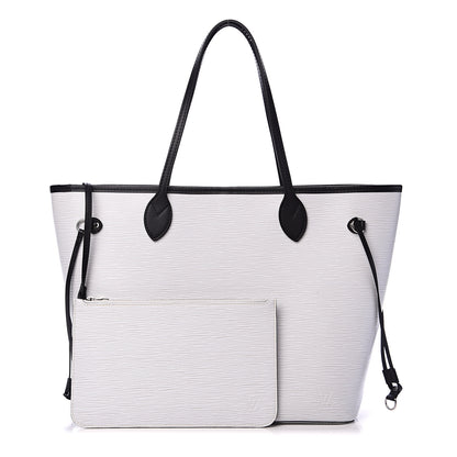 Louis Vuitton Epi Neverfull MM White 1 of 12