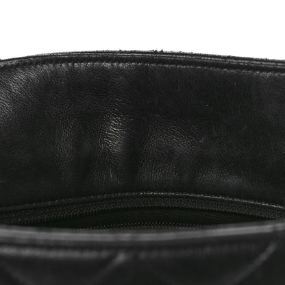Chanel Lambskin Quilted Shoulder Bag Black 12 of 14
