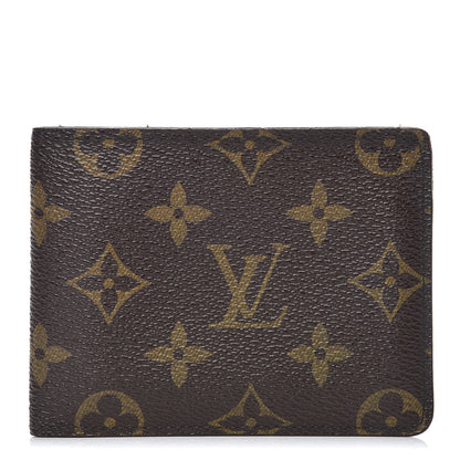 Louis Vuitton Monogram Mens Porte-Billets 3 Card Billfold Wallet 1 of 9
