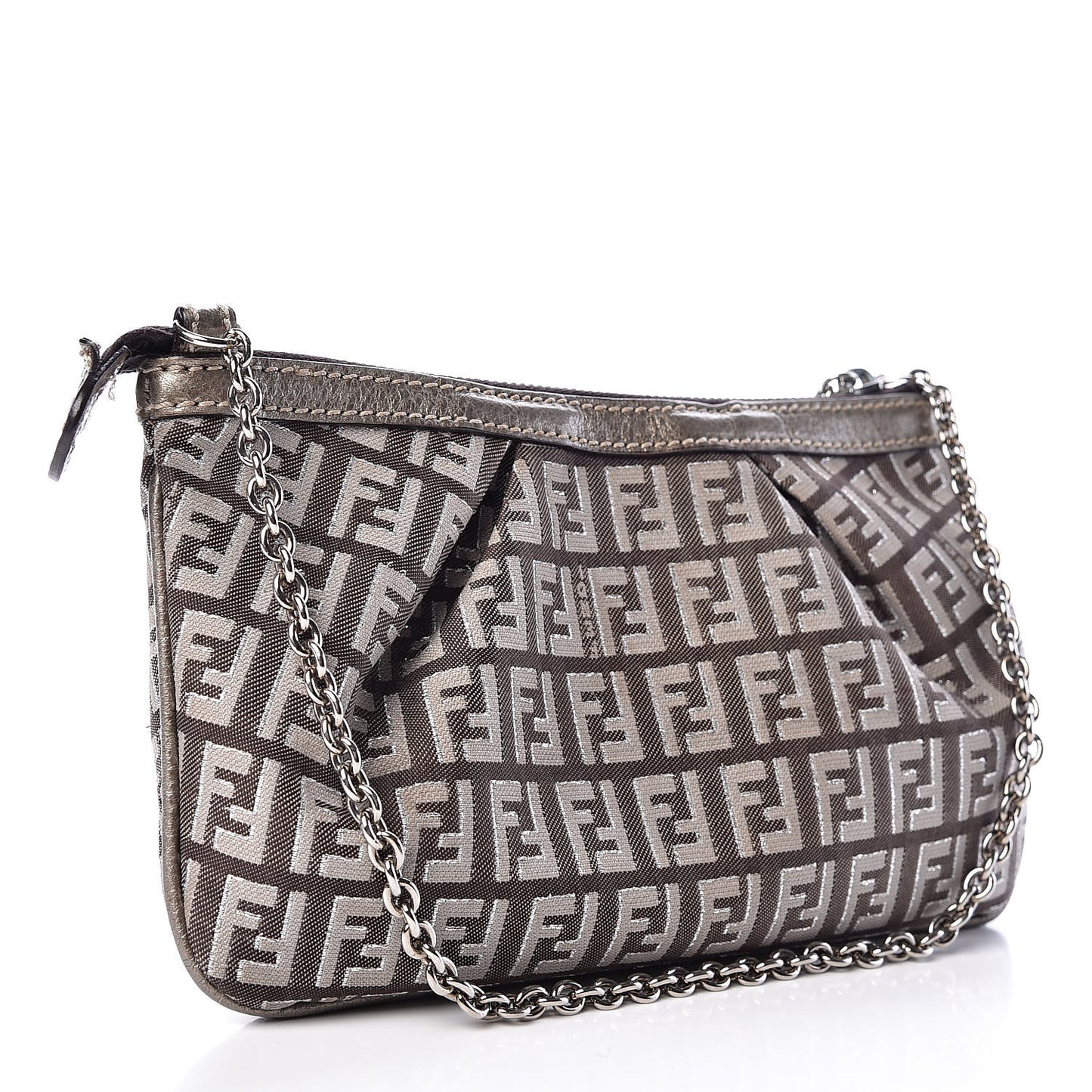 Zucchino Vachetta Pochette Caffe Argilla Canna di Fucile