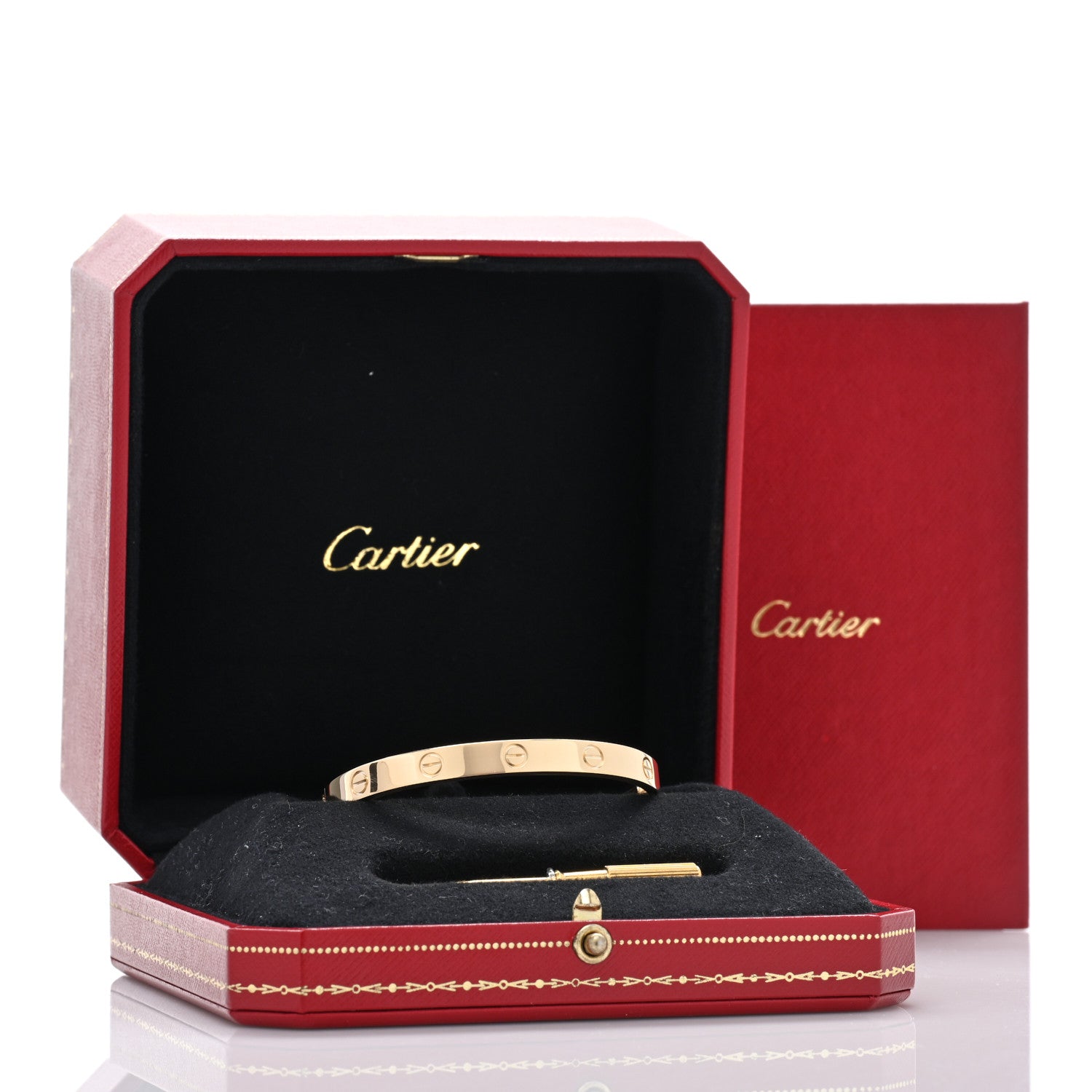 Cartier 18K Yellow Gold LOVE Bracelet 17 5 of 5