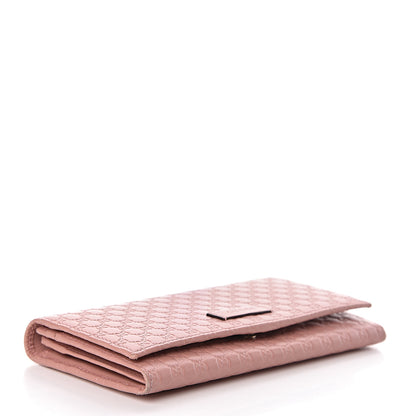 Gucci Soft Microguccissima Continental Wallet Soft Pink 4 of 13
