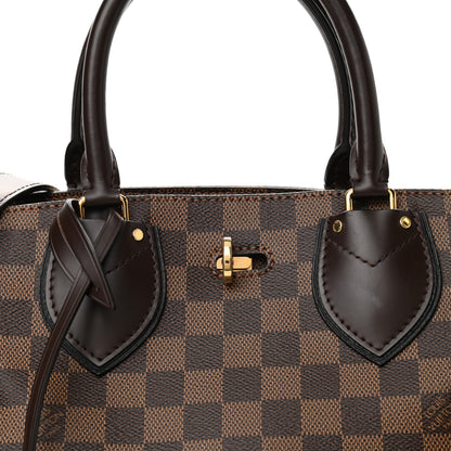 Louis Vuitton Cuir Taurillon Damier Ebene Normandy Black 7 of 9