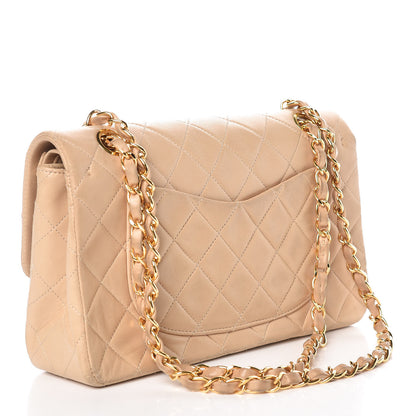 Chanel Lambskin Quilted Small Double Flap Beige 3 of 16