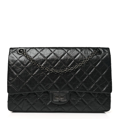 Chanel Aged Calfskin Quilted 2.55 Reissue 226 Flap So Black 1 of 11