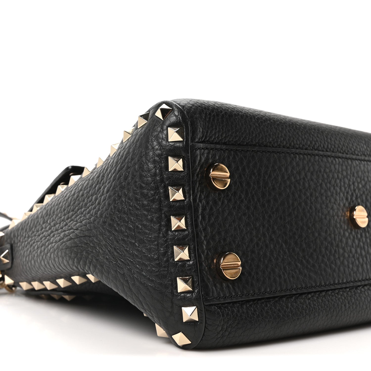 Valentino Garavani Pebbled Calfskin Messenger Bag Black 8 of 9
