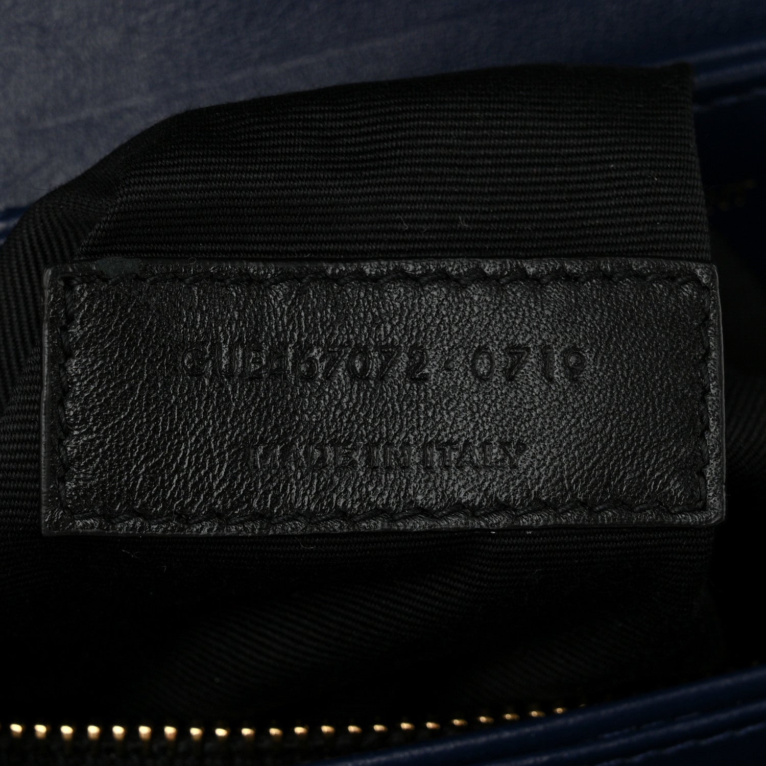 Saint Laurent Calfskin Y Quilted Monogram Toy Loulou Crossbody Bag New Cobalt 7 of 11